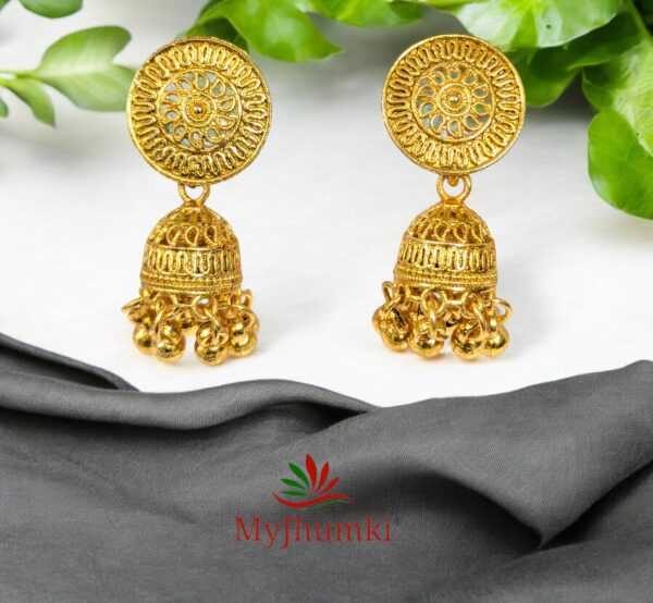 Oxidised Jhumka Earring For Women